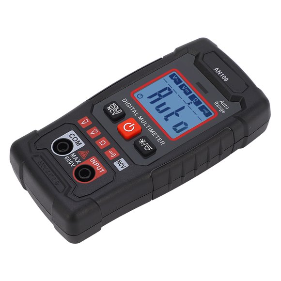 Voltage Tester Multimeter, Wide Application 4000 Counts Multimeter LED Light Auto Ranging for Electricity