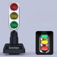 thumbnail image 2 of TopOne Motorcycle Mini Traffic Light Helmet Decorative Warning Lamp Quick Disassembled Night Riding Safety Light, 2 of 7