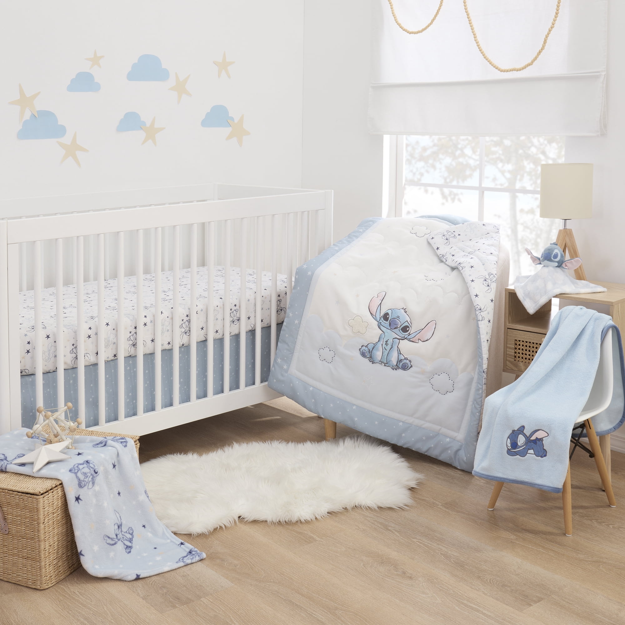 Stitch Little Dreamer 3pc Crib Set, Infant Unisex, Blue