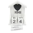 thumbnail image 1 of Visland 1 Set Small House Shape Calendar Retro Wood Old Classic Style Desk Calendar Home Decoration, 1 of 1