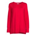 thumbnail image 5 of Time and Tru Women's Crewneck Hacci Knit Tunic, 5 of 5