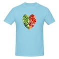 thumbnail image 5 of Fruits And Vegitables Men'S Basic Short Sleeve T-Shirt Sky Blue 5x-Large, 5 of 5