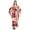 Red, variant on Moomaya Printed Rayon Turkish Maxi Kaftan For Women Beachwear Bikini Cover Up Resort Dress