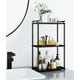 thumbnail image 1 of Organizador de baño VOTZAAQ de 3 niveles de acero inoxidable negro mate, 1 of 7