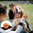 thumbnail image 3 of CSChome Retractable Cord Bounce Ball Adjustable Sports Wrist Ball High Elastic Wrist Return Ball Reaction Speed Trainer, 3 of 7
