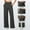 #New-Dark Gray, variant on Aloohaidyvio Wide Leg Pants for Women Yoga Work Pants with Pockets High Waist Lounge Sweatpants Dress Pants
