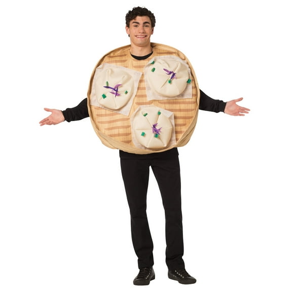 Rasta Imposta Asian Steamed Buns Halloween Costume, Adult One Size, Multicolor