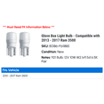 thumbnail image 2 of Glove Box Light Bulb - Compatible with 2013 - 2017 Ram 3500 2014 2015 2016, 2 of 2