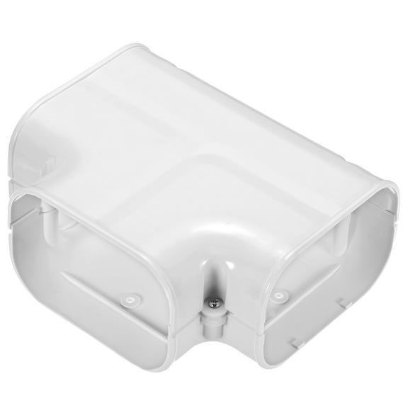 Uxcell 0.56ft L x 5.43" W Tee Air Conditioner Decorative Line Cover White