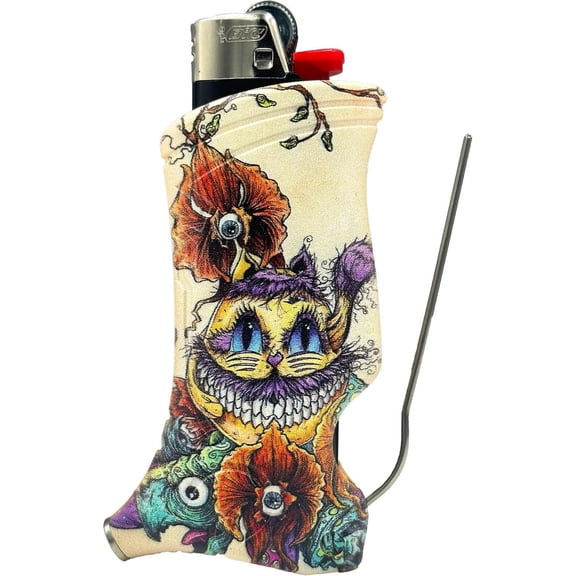 Toker Poker - Bic Lighter Case Multi Tool, Alice Collection - Cockpaw, All Inclusive Tool for Camping and Other