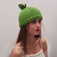 thumbnail image 2 of Jiibva Lemon Knitted Hat for Womens - Adult Women Mens Tropical Lime Fruit Hats Halloween Clothing, 2 of 7