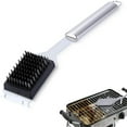 thumbnail image 2 of Grill Brush and Scraper, 2 In 1 Multifunctional Metallic Grill Barbecue Brush, Outdoor Cleaning BBQ Accessories Grill Brush, Safe Grill Cleaner Brush for Barbecue, Home, Picnic（Large）, 2 of 7
