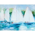 thumbnail image 2 of Crain, Curt 24x19 Gold Ornate Wood Framed with Double Matting Museum Art Print Titled - Youth Regatta, 2 of 4
