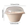 thumbnail image 3 of SLYNSHome Clearance Paper Bowls - Disposable Compostable - Salad Bowls Eco Friendly Biodegradable Yogurt Bowl Lunch Boxes for Dessert,Milk,Cereals Party Supplies (3.8 inch), 3 of 7