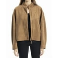 thumbnail image 4 of Max Studio womens  Bomber Jacket, l, Brown, 4 of 5