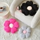 thumbnail image 3 of Almohada ZCNYCLAM en Forma de Flor 50 cm de Peluche Suave de Conejo Negra, 3 of 7