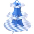 thumbnail image 4 of 1 Set Cupcake Stand Holder Cake Display Stand 3-Tiered Dessert Serving Stand, 4 of 8