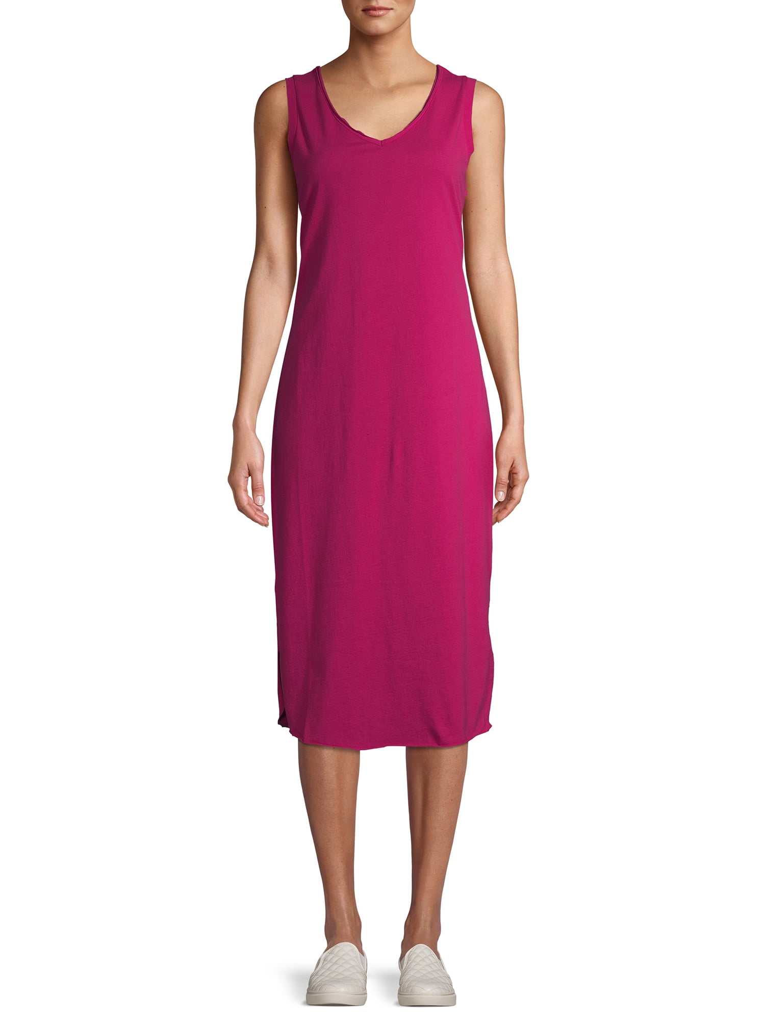 Time and Tru Time and Tru Women's Knit Midi Dress