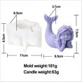 thumbnail image 4 of 3D Mermaids Candle Silicone Mold DIY Cake Chocolate Baking Mould DIY Handmade Soap Molds Sleep Girl Statue Exploy Resin, 4 of 4