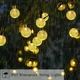 thumbnail image 2 of Guirnalda de luces para exterior: 60 LED, 11,5 m de bombillas solares, impermeables, IP65, para uso interior y exterior en jardines, terrazas, patios, casas, fiestas, bodas, árboles y decoración navid, 2 of 5
