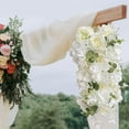 thumbnail image 1 of Artificial Flower Panel Wall Wedding Silk Rose Artificial Flower Bridal Shower Flower Banquet Backdrop Decor, 1 of 7