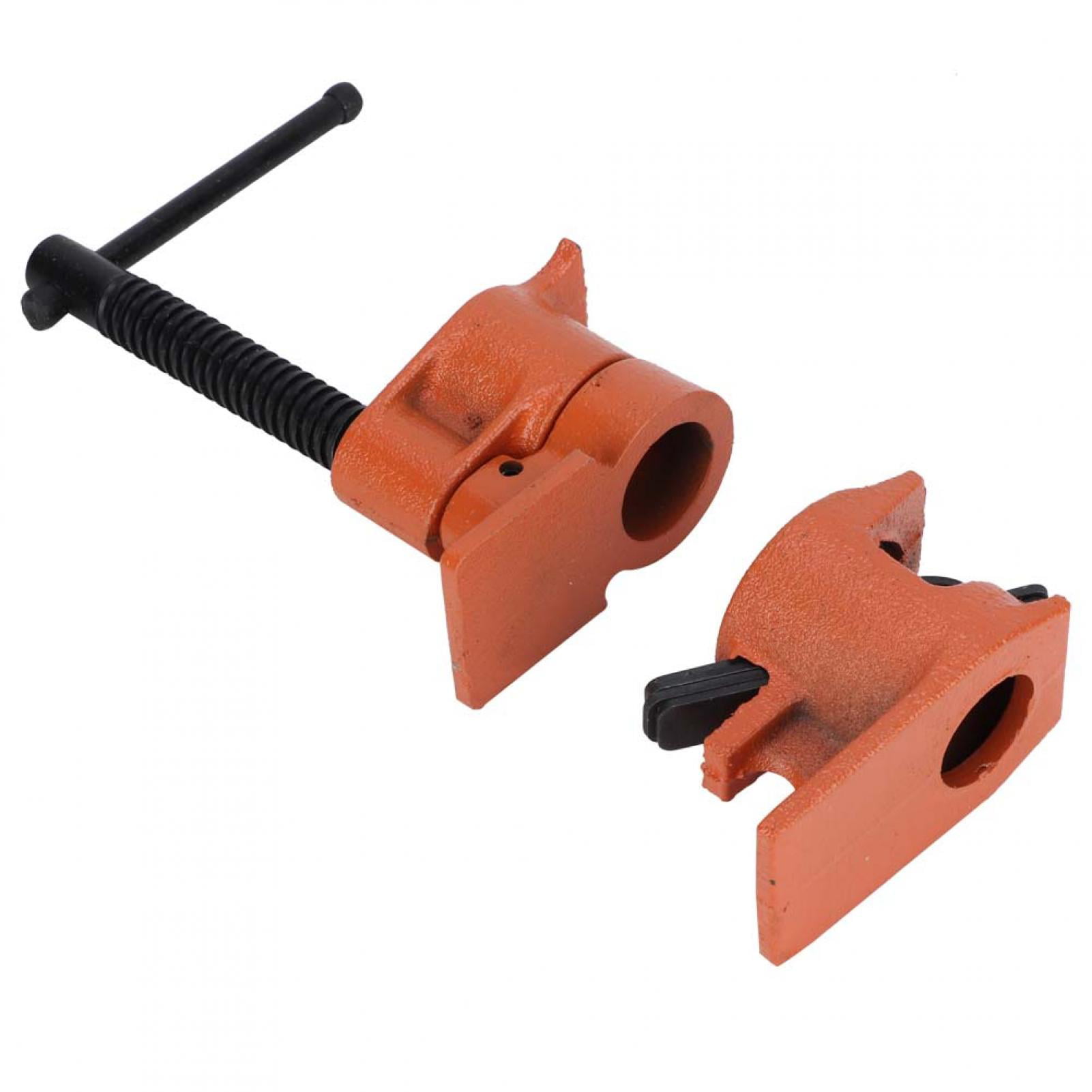 1/2 inch Cast steel Pipe Clamp Jaws Vise Fixture Set Woodworking Tool Kit 