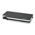 thumbnail image 1 of StarTech.com USB C Multiport Adapter, USB-C to 4K HDMI or VGA Display/Video/Monitor with 100W Power Delivery Pass-through, 10Gbps USB Hub, MicroSD, Ethernet, USB 3.1 Gen 2 Type-C Mini Dock - Works w/ Thunderbolt 3 (CDP2HVGUASPD) - Docking station - USB-C 3.1 Gen 2 / Thunderbolt 3 - HDMI, VGA - 1GbE, 1 of 11