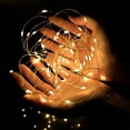 thumbnail image 4 of Guirnalda de luces Led con Usb, luces de hadas impermeables de alambre plateado de cobre para decoración de fiestas, bodas y Navidad, 1 m, 2 m, 3 m, 5m, 4 of 4
