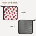 thumbnail image 2 of Pofeuu Hand Drawn Strawberry Print Silicone Trivet Mats,Silicone Hot Pads for Kitchen, Silicone Trivets for Hot Pots and Pans, Silicone Hot Pad, 2 of 8