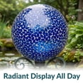 thumbnail image 3 of Sunnydaze Lavender Purple 10" Glass Outdoor Gazing Globe, 3 of 8