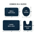 thumbnail image 6 of Mainstays Basic Polyester Bath Rug, Navy, 20" x 32", 6 of 8