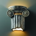thumbnail image 2 of Justice Design Group Cer-4715 Two Light 12.25" Ionic Column Interior Wall Sconce Rated For, 2 of 7