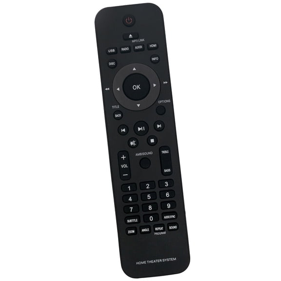 New Replacement Remote for Philips Home Theater HTS6120 HTS612037 HTS6120/37