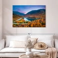 thumbnail image 2 of Elephant Stock Autumn In New Hampshire Wall Art - Horizontal Canvas Wall Art - Living Room Wall Decor - Nature Canvas - Blue And Orange Decor - 45" x 30", 2 of 8