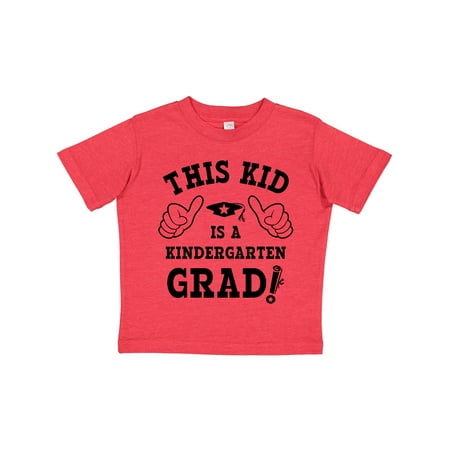 

Inktastic This Kid Kindergarten Grad Gift Toddler Boy or Toddler Girl T-Shirt