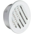 thumbnail image 2 of Maurice Franklin RLW-1001 1 Po. Écran Rond en Aluminium Louver - Blanc, 2 of 3
