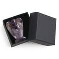 thumbnail image 5 of Spencer Crystal Angel Figurine Carved Angel Statue Gemstone Decor Polished Natural Healing Stone Spiritual Gift Meditation "Purple", 5 of 7