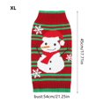 thumbnail image 2 of Suéter navideño para perro (2024), ropa de Acción de Gracias para perros, suéter navideño para perros, suéter de punto navideño de Papá Noel y muñeco de nieve para perros pequeños, medianos y grandes., 2 of 3