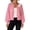 Pink, variant on Cardigan Sweaters for Women Long Sleeve Knitted Sweater Open Front Solid Color Outerwear Coat Tops for Casual Wear