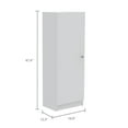 thumbnail image 7 of Miekor Furniture Belleria Single Door Pantry Storage Cabinet with Four Interior Shelves -White 85358, 7 of 7