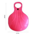 thumbnail image 3 of sdhkgrrt under $5 Snow Sled, Plastic Snow Sled forKidsAdults, Portable Skiing Board for Winter Snow Grass Sand, High Speed Sledding Saucer with Big Handle, Outdoor Snow Slider for Family Fun, 3 of 7