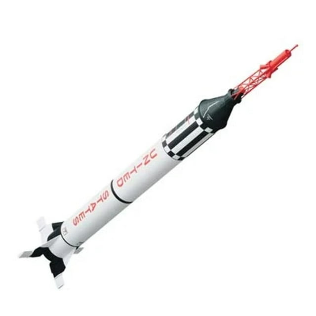 Rocket Estes Saturn V a escala 1:200 con 500 ml y soporte de exhibición