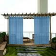 thumbnail image 6 of Darzheoy Sheer Outdoor Curtains for Patio Waterproof/Weatherproof, Fade Resistant Outside Voile Curtains for Gazebo, Front Porch, Pergola, Sun Filtering Privacy Curtain (1 Pack), 6 of 6