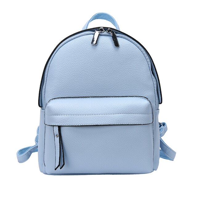 Cocopeaunts Female Backpack PU Leather Bag Womens Backpack Fashion School Bag for Teenage Girls High Quality Leisure Shoulder Bag Sac A Dos, Adult