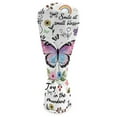 thumbnail image 2 of Yuyamidu Colorful Butterfly Golf Club Head Covers PU Leather Golf Head Covers Driver Covers Flowers Golf Headcover Fariway Wood Headcover Hybrid Covers, 2 of 8