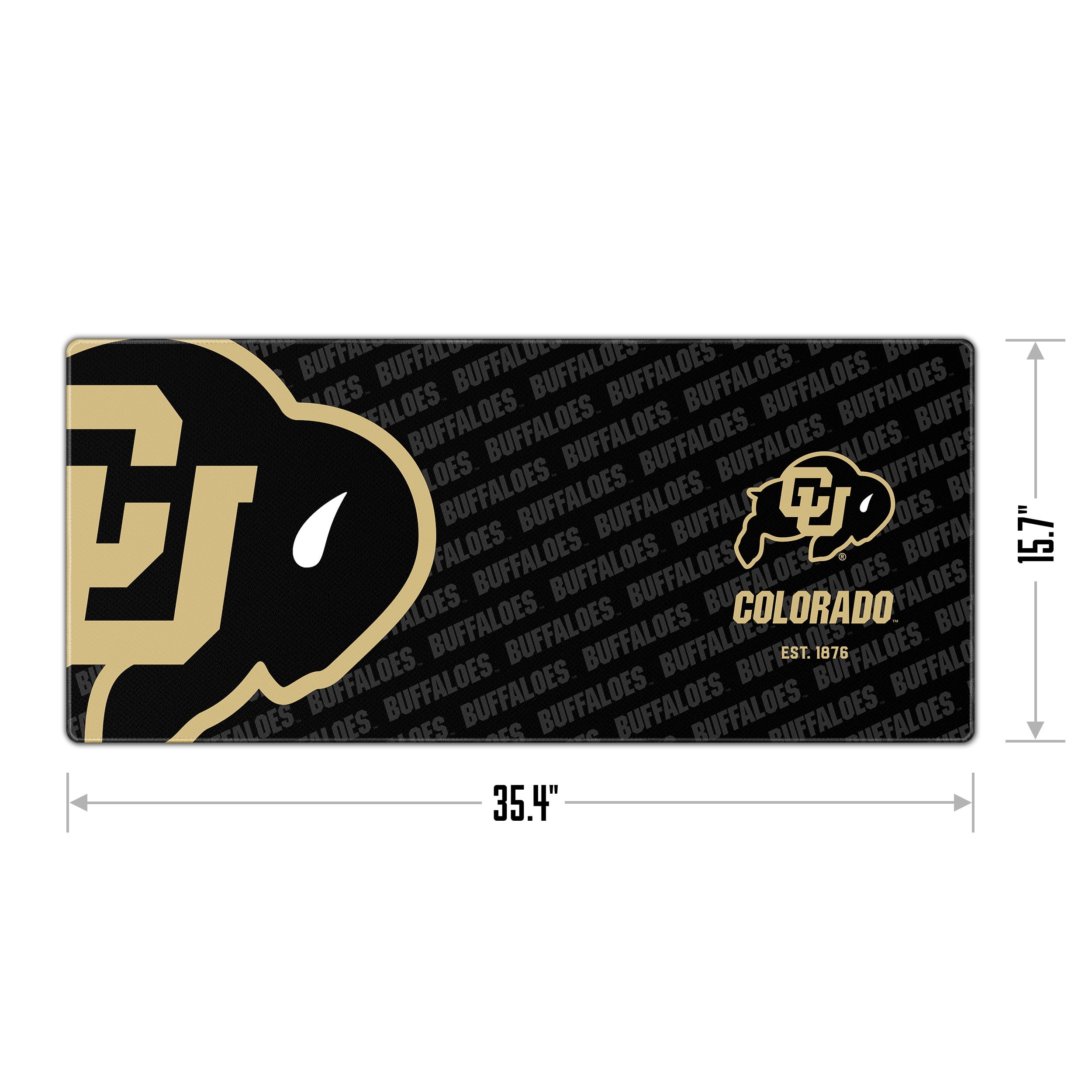 YouTheFan NCAA Colorado Buffaloes Logo Series Desk Pad