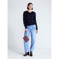 thumbnail image 2 of Free Assembly Women's and Women's Plus Cotton Cable Knit Sweater, Midweight, Sizes XS-4X, 2 of 5