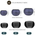 thumbnail image 4 of The HC Companies 12 Inch Atlas Sphere Planter, Round Plastic Plant Pot, Blue, 4 of 5