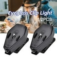 thumbnail image 4 of Misterolina Adjustable LED Glasses Spotlight Clip On Eyeglass Lamp Reading Night Light%, 4 of 8