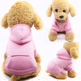 thumbnail image 4 of Methold Suéter para perros, ropa suave para perros, Sudadera con capucha deportiva, abrigo, ropa para cachorros y gatos Ropa para mascotas Rosa XXL, 4 of 6
